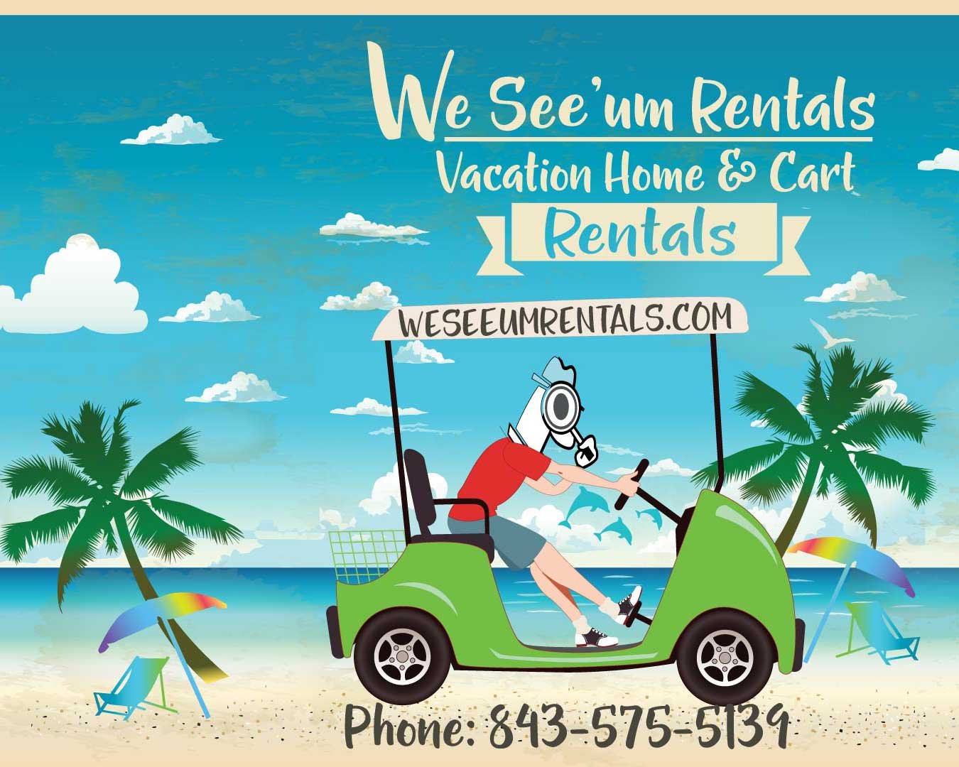 We See'Um Fripp Island, SC Vacation Home, Villa and Golf Cart Rentals
